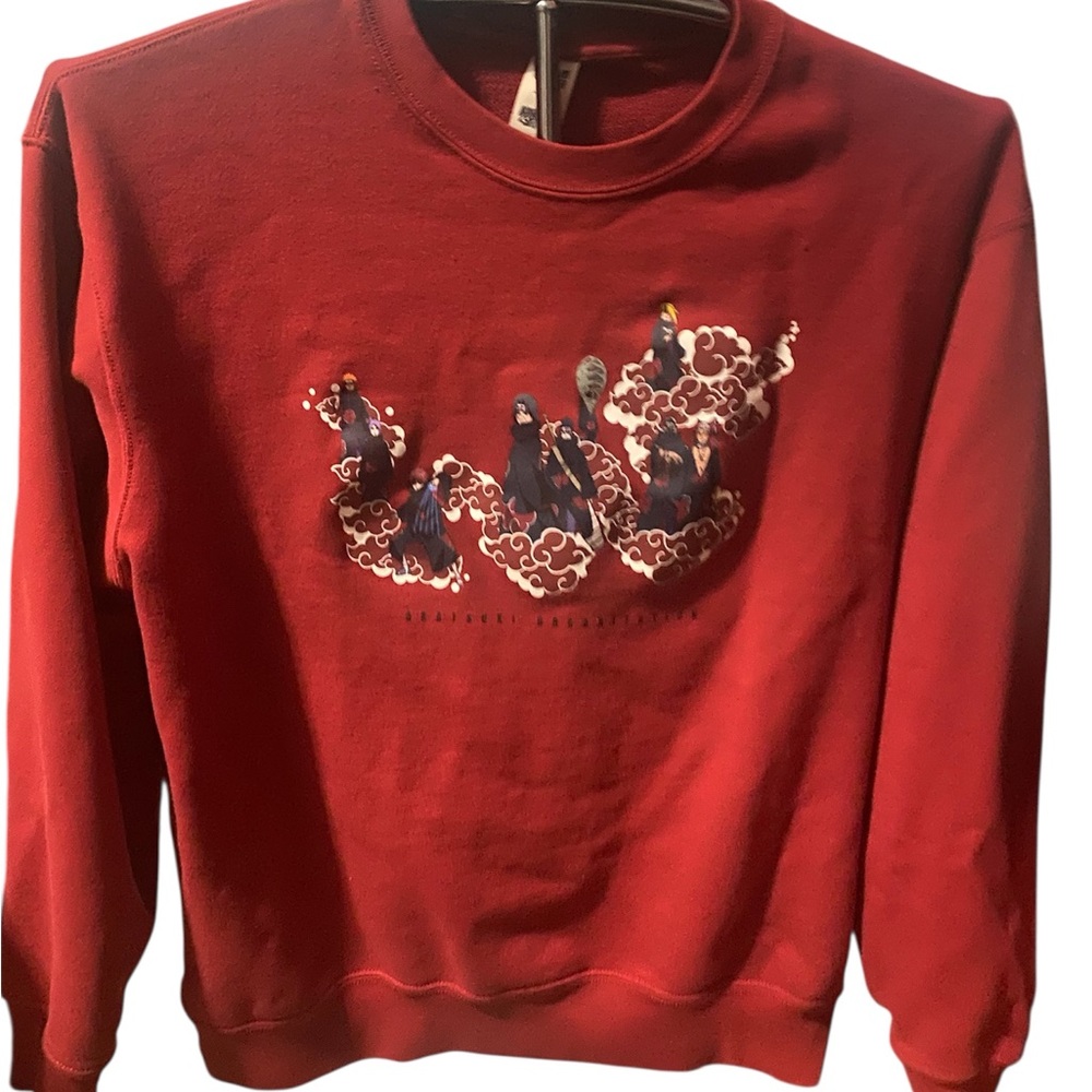 Men's Red Graphic Sweatshirt